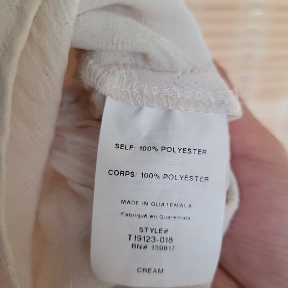 Altar'd State Ruffle Cream-Colored Blouse - Picture 4 of 4